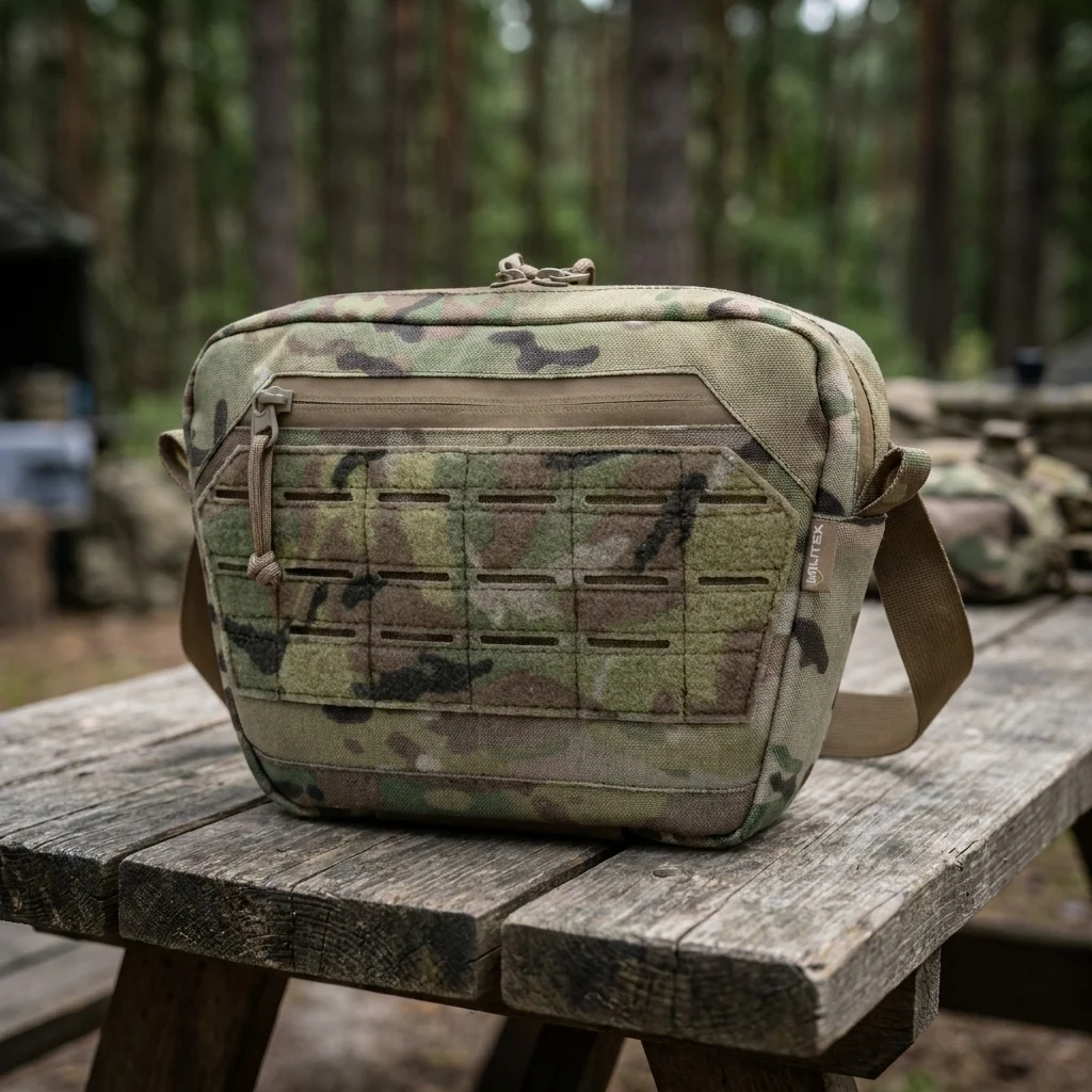 Сумка-напашник XL Militex Cordura original USA Мультикам з NIR-просоченням