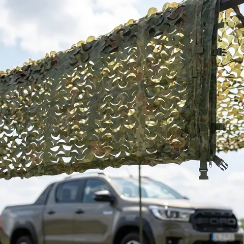 Літня маскувальна сітка Militex Листя 5х8м (площа 40 кв.м.) — фото 3