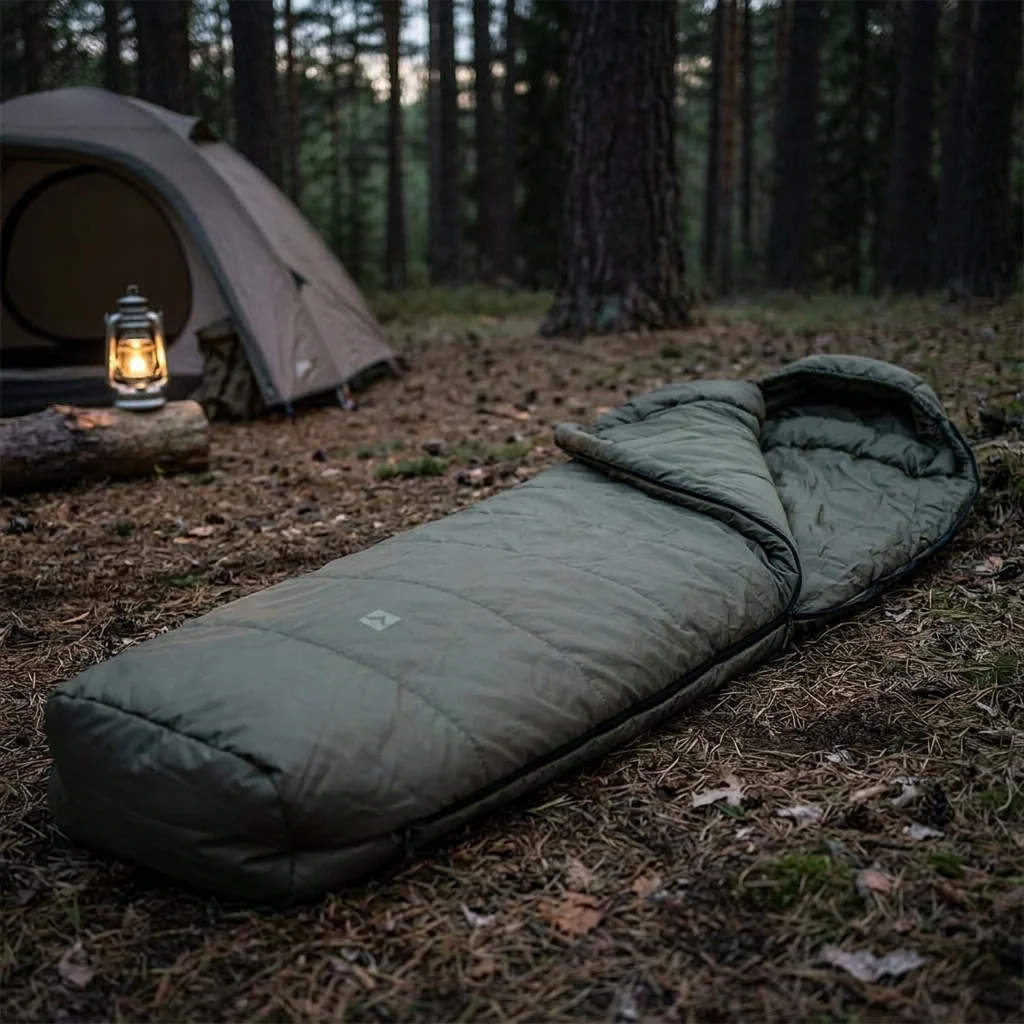 Спальний мішок Wechsel Wildfire -5° M TL Mud Green Left (232040)