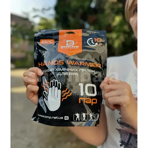 Грілка хімічна для рук BaseCamp Hand Warmer-10 пар — фото 5