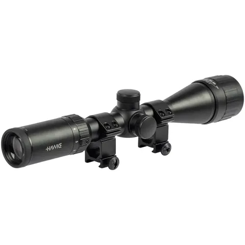 Приціл оптичний Hawke Fast Mount 3-9x40 AO сітка Mil Dot. Кільця на Weaver — фото 4