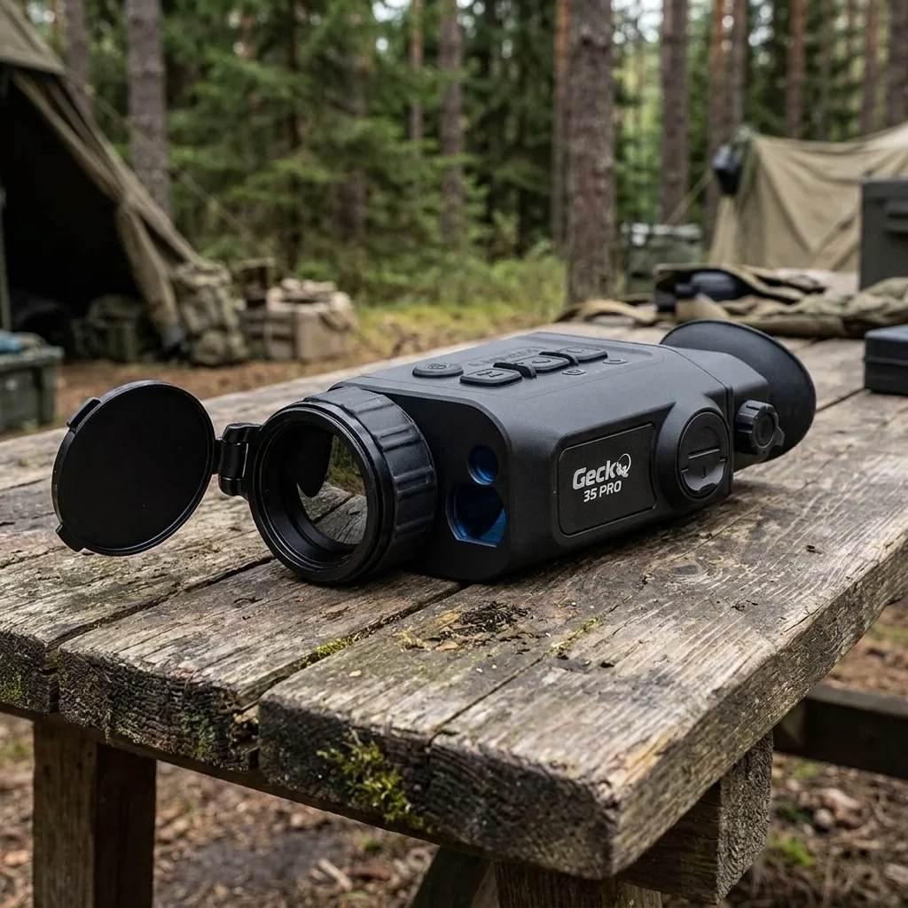 Тепловізор Gecko 35 Pro (640x512, VOx, 1818 м, лазерний далекомір, покращене зображення)