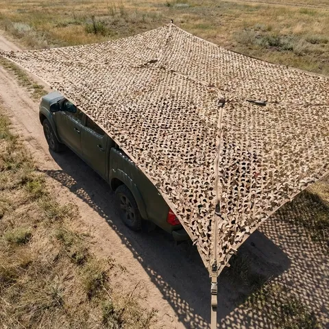 Маскувальна сітка Militex для окопів та бліндажів Дубове листя 6х8м (площа 48 кв.м.) — фото 1