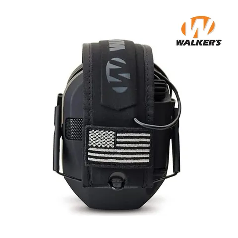 Активні навушники Walker's Razor Slim Patriot Original з патчами (Чорний) — фото 5