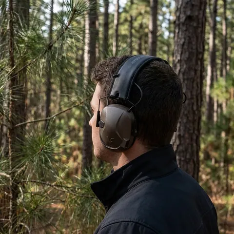 Захисні активні навушники Venture Gear AMP NRR 26dB з Bluetooth Пісочний