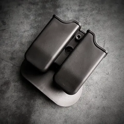 Паучер поясний на два магазини під Glock 19 | чорний