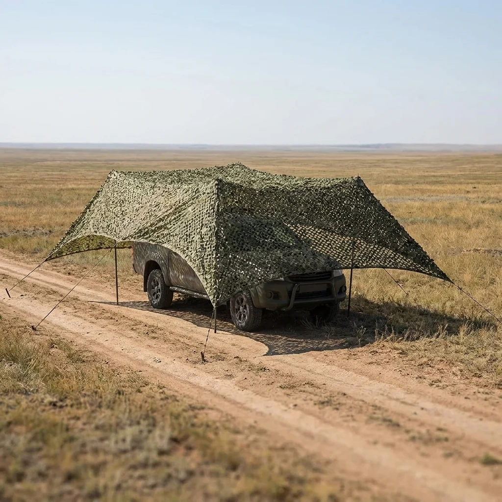 Маскувальна сітка Militex для окопів та бліндажів Темний мультикам 10х15м (площа 150 кв.м.)
