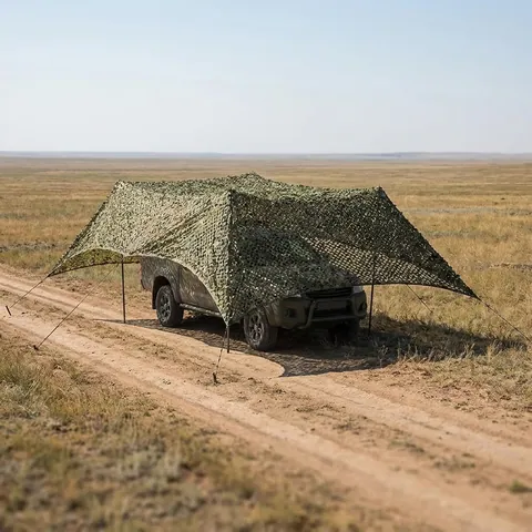 Маскувальна сітка Militex для окопів та бліндажів Темний мультикам 10х15м (площа 150 кв.м.)