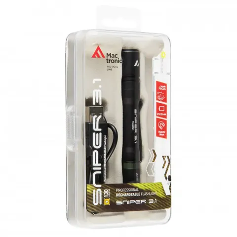 Ліхтар тактичний Mactronic Sniper 3.1 (130 Lm) USB Rechargeable Magnetic (THH0061) — фото 10