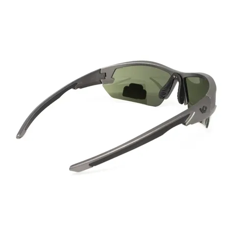 Захисні окуляри Venture Gear Tactical Semtex 2.0 Gun Metal (forest gray) Anti-Fog, чорно-зелені в оправі кольору "темний металік", Чорний — фото 7