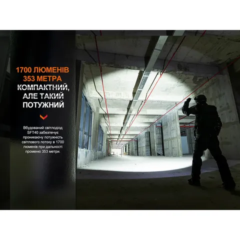Ліхтар тактичний акумуляторний Fenix PD35R — фото 8