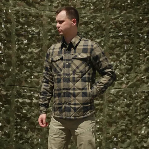 Куртка Frontier Tartan Хакі — фото 4