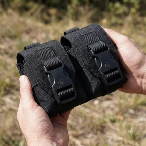 Підсумок під 2 гранати Kiborg GU Double Mag Pouch (Чорний) — фото 3