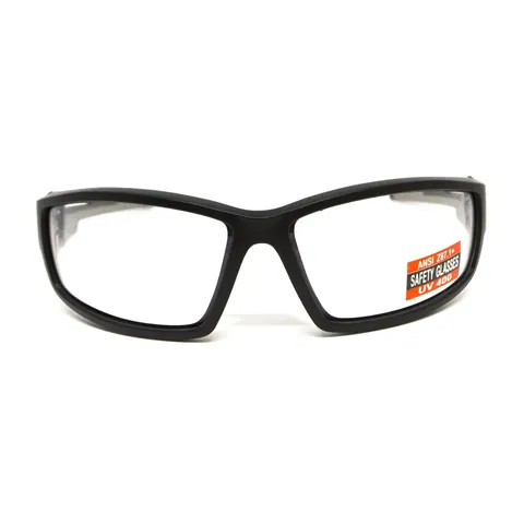 Окуляри захисні Global Vision Sly (clear), прозорі, Чорний — фото 5