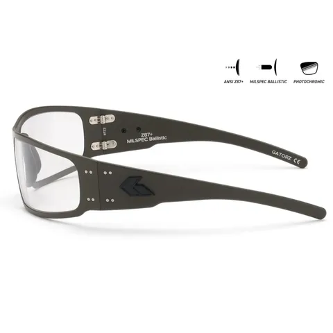 Захисні окуляри Gatorz Magnum Photochromic ANSI Z87.1 Mil-Spec Ballistic, OD Green Cerakote - GZ-01-205 — фото 5