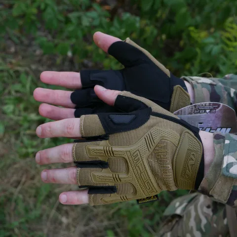 Безпалі рукавиці койот Mechanix MXK-2 — фото 9