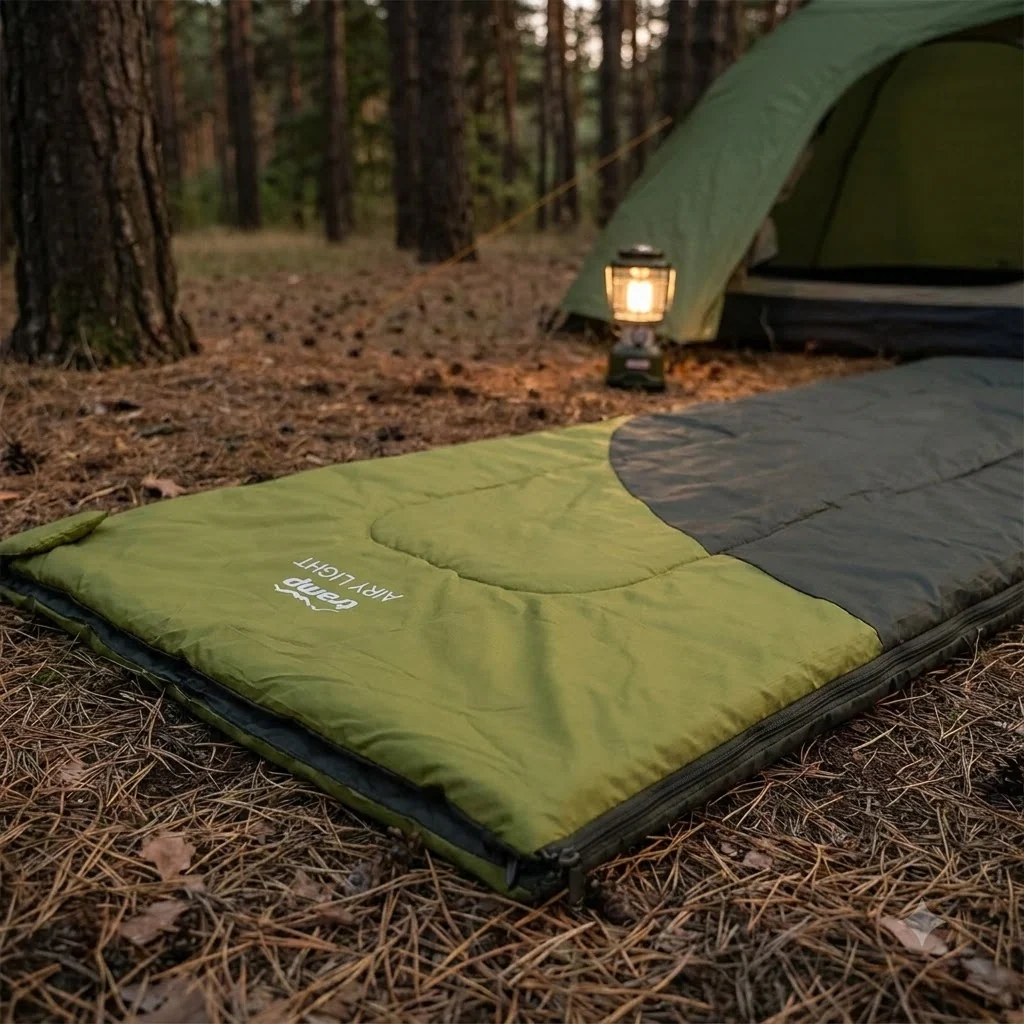 Спальний мішок Tramp Airy Light ковдра лівий olive 190/80 UTRS-056