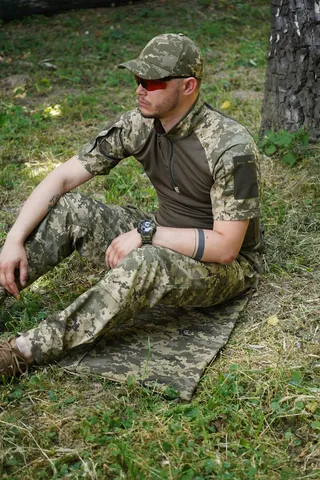Швидкоз'ємний чотирьохсекційний каремат п'ятиточка піксель П-4 Оксфорд — фото 12