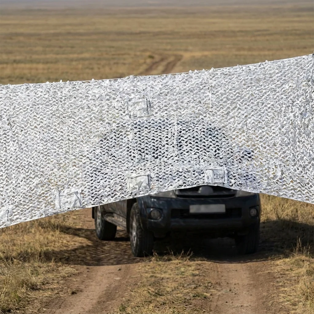 Зимова маскувальна сітка з основою 6х10м Militex Зимовий мультикам