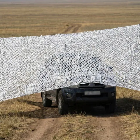 Зимова маскувальна сітка з основою 6х10м Militex Зимовий мультикам — фото 1