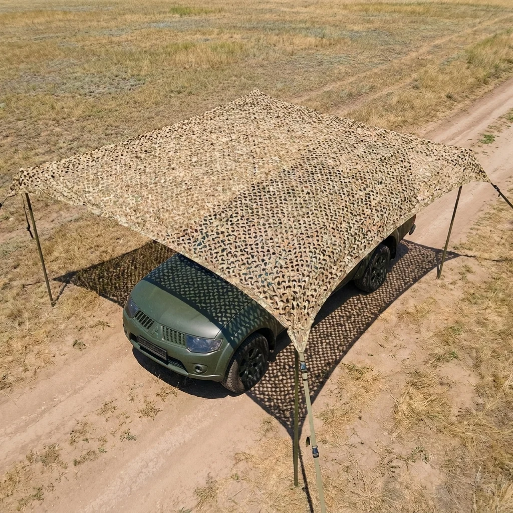 Маскувальна сітка Militex для авто Очерет 5х5м (площа 25 кв.м.)