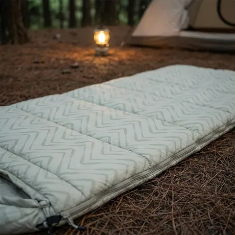 Спальний мішок Naturehike DP100 CNK2300SD012 лівий, світло-зелений