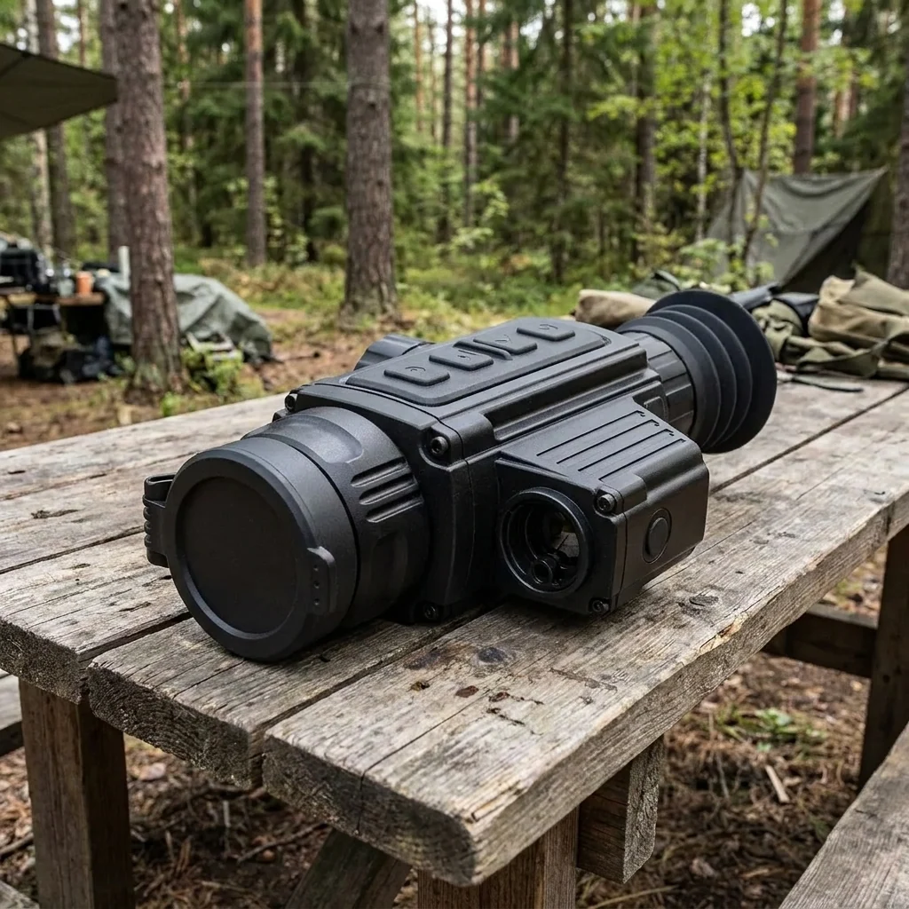 Тепловізійний приціл Dali RS535-384L (384х288, 1800 м, 35 мм, NETD <35 мК, лазерний далекомір)