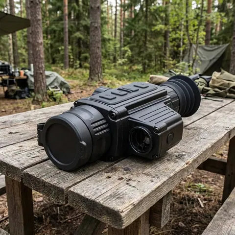 Тепловізійний приціл Dali RS535-384L (384х288, 1800 м, 35 мм, NETD <35 мК, лазерний далекомір)