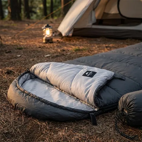 Спальний мішок Naturehike F150 NH22MSD05, правий, графіт