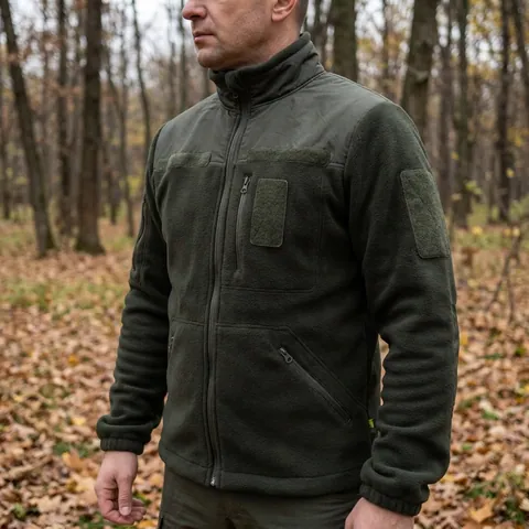 Військова кофта флісова хакі mod. 3