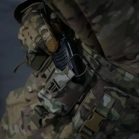 Посилений підсумок під рацію Militex Cordura original USA Мультикам з NIR-просоченням — фото 11