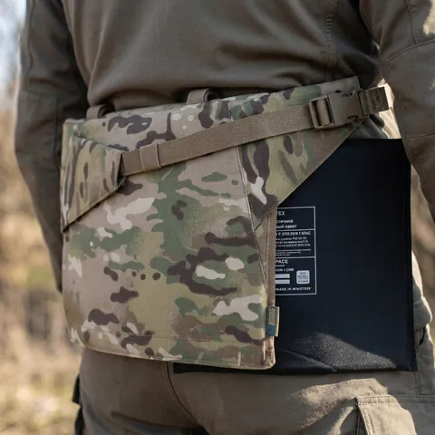 Каремат-сидушка Kiborg з балістичним пакетом 1 клас захисту Militex 20mm Cordura Multicam — фото 3