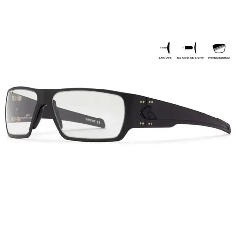 Захисні окуляри Gatorz Specter, Photochromic, ANSI Z87.1 Mil-Spec Ballistic, Black Cerakote - GZ-08-404 — фото 2