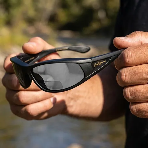 Окуляри біфокальні поляризаційні (захисні) BluWater Winkelman-2 polarized (+1.5 bifocal), (gray) чорні — фото 3