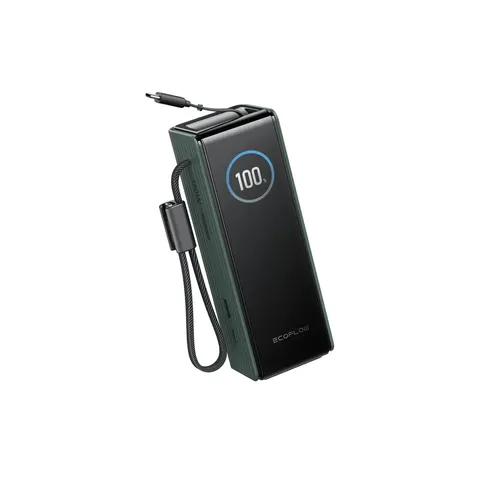 Павербанк EcoFlow RAPID Power Bank з кабелями 25000mAh зелений — фото 4