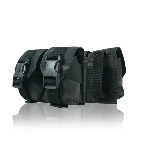 Підсумок під 2 гранати Kiborg GU Double Mag Pouch (Чорний мультикам) — фото 2