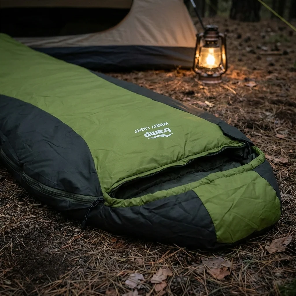 Спальний мішок Tramp Windy Light кокон лівий olive 220/80-55 UTRS-055