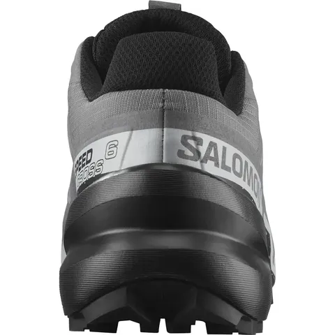 Чоловічі трейлові кросівки Salomon Speedcross 6 для бігу та бездоріжжя, сірі з чорним та блакитним — фото 7