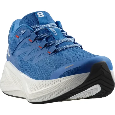 Чоловічі бігові кросівки Salomon Aero Glide 3 для асфальту, сині з білим та червоним — фото 2