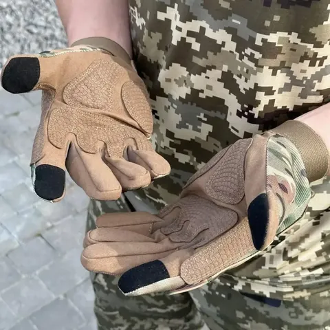 Рукавички тактичні Helikon-Tex Range Tactical Gloves - PenCott WildWood / Coyote A — фото 5