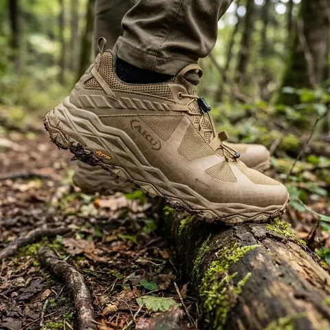 Кросівки AKU Flyrock T GTX Coyote – легкі тактичні кросівки з GORE-TEX та підошвою Vibram — фото 3