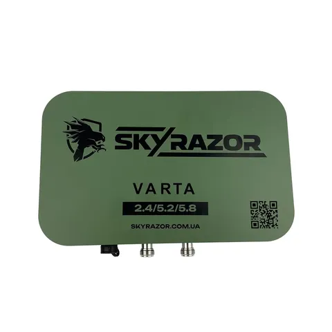 Комплект антена - підсилювач сигналу Skyrazor «Varta» 2.4G/5.2G/5.8G + пігтейли + кабель SLL-400 20 метрів + кронштейн — фото 4