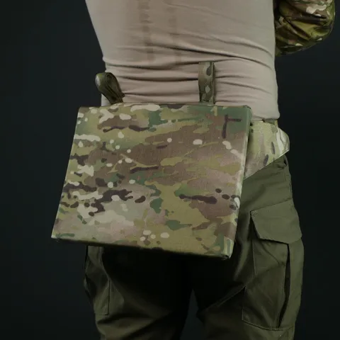Тактичний каремат (сидушка) 36 × 26 см Militex 20mm Cordura original USA Мультикам — фото 8
