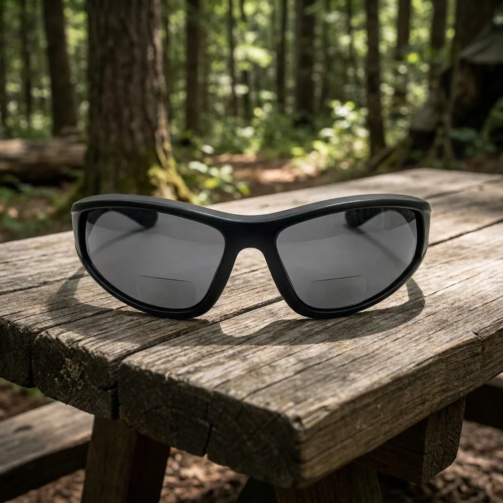 Окуляри біфокальні поляризаційні (захисні) BluWater Winkelman-2 polarized (+1.5 bifocal), (gray) чорні