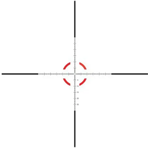 Приціл оптичний Trijicon Credo 1-6x24 MRAD Segmented Circle FFP Red — фото 13