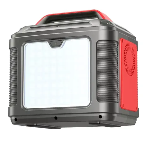 Портативна зарядна станція HOCO DB28 300W Iron Gray+Red — фото 4