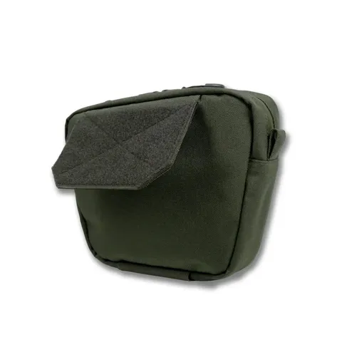 Сумка-напашник M Kiborg з балістичним пакетом 2 клас захисту PE Militex GU Сordura Khaki — фото 5