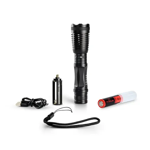 Портативний світлодіодний ліхтарик TITANUM TLF-T12 350Lm 5000K Black — фото 7