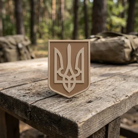 ПВХ Патч (шеврон) "Герб" койот