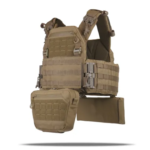 Комплект плитоноска Kiborg Gen.2 + 2 підсумки з балістичним захистом 2 класу — Койот — фото 2